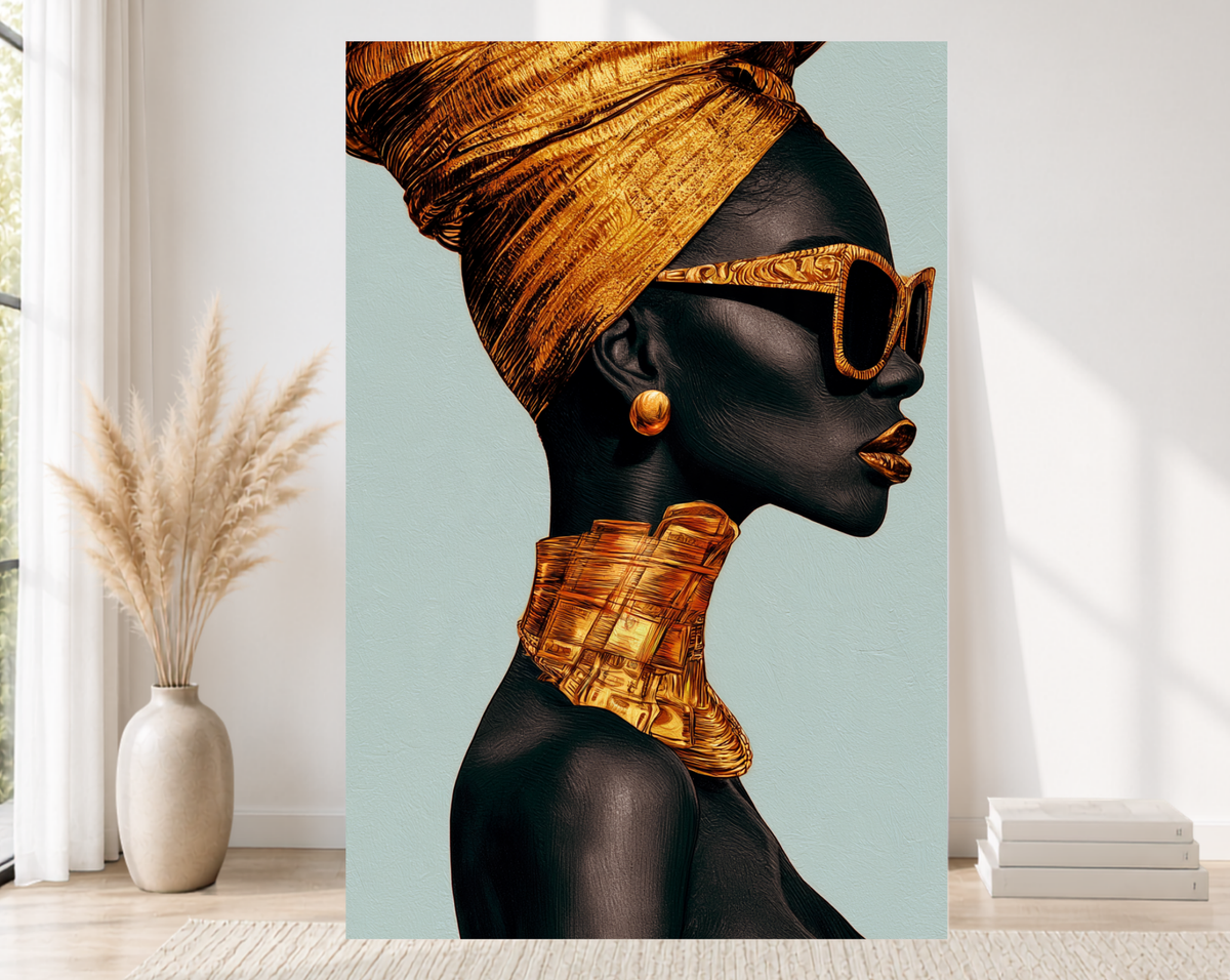 The Golden Elegance - Fine Art Print